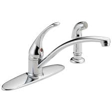 Delta 1Hdl Kitch Faucet W/Spr Ch