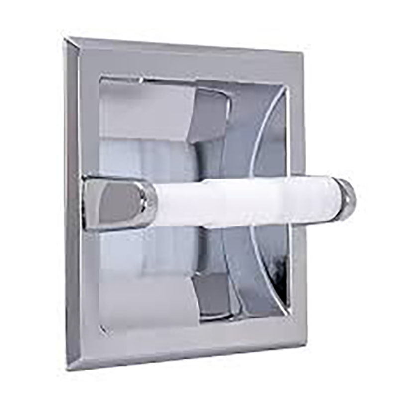 Recessed Tissue Holder Chrome