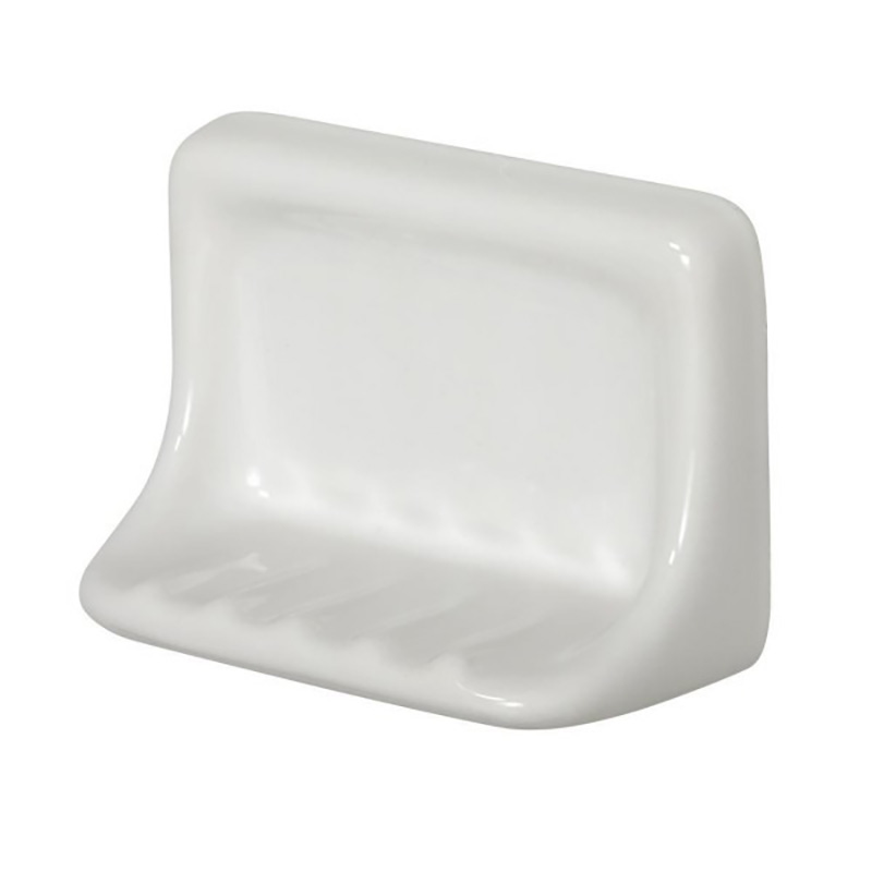 Ceramic Soap Dish White