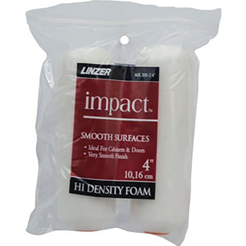 4" Foam Replacement Roller Pack/2