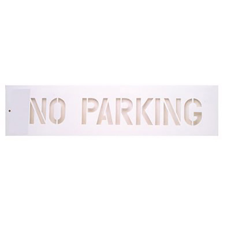 No Parking Stencil