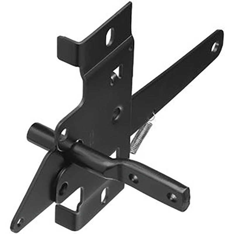 Gate Latch Lockable Black