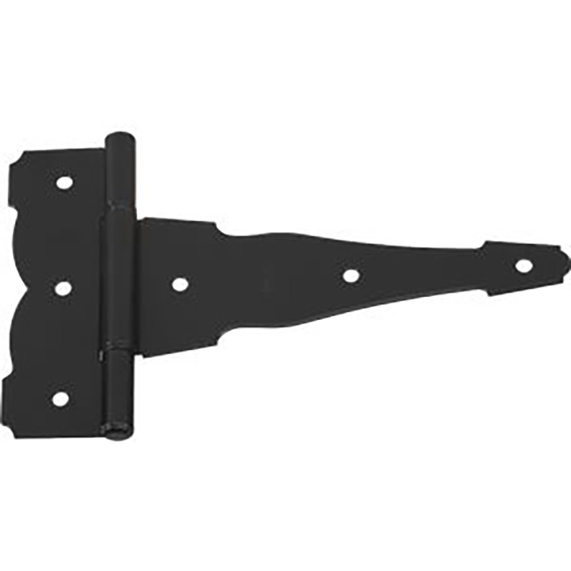 Tee Hinges 8" Black Pk/2