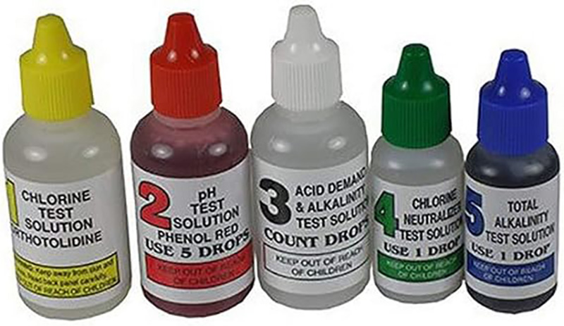 4 Way Pool Test Refill