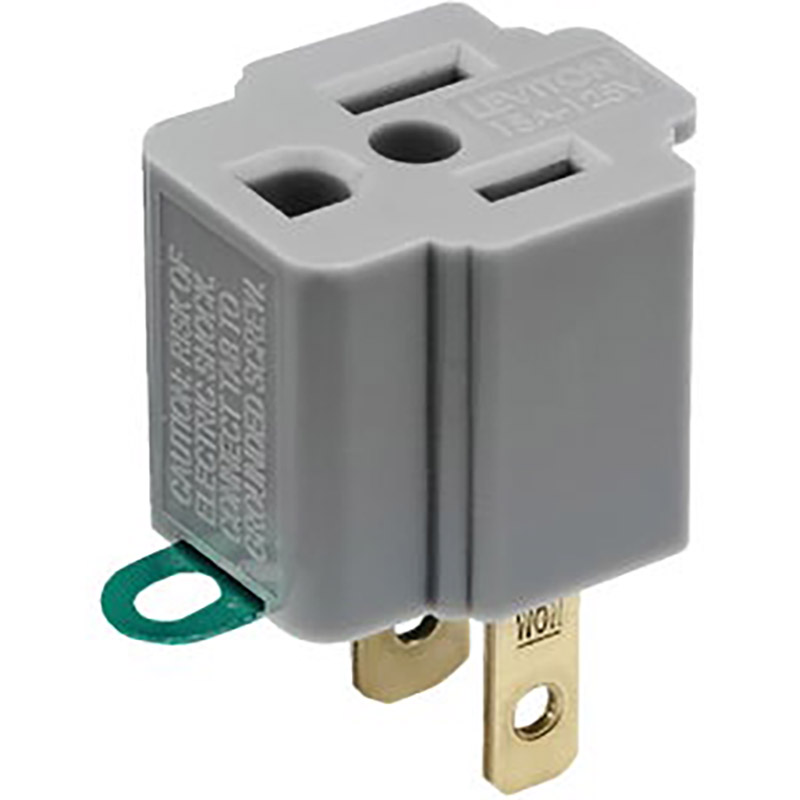 15 Amp Ground Adapter 3-2 Prong