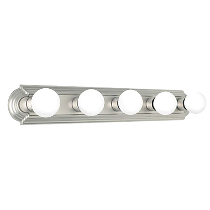 30" 5-Bulb Vanity Raceway Satin Nickel