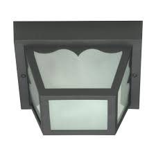 8-1/4" Sq Ext Ceiling Fixtur Blk