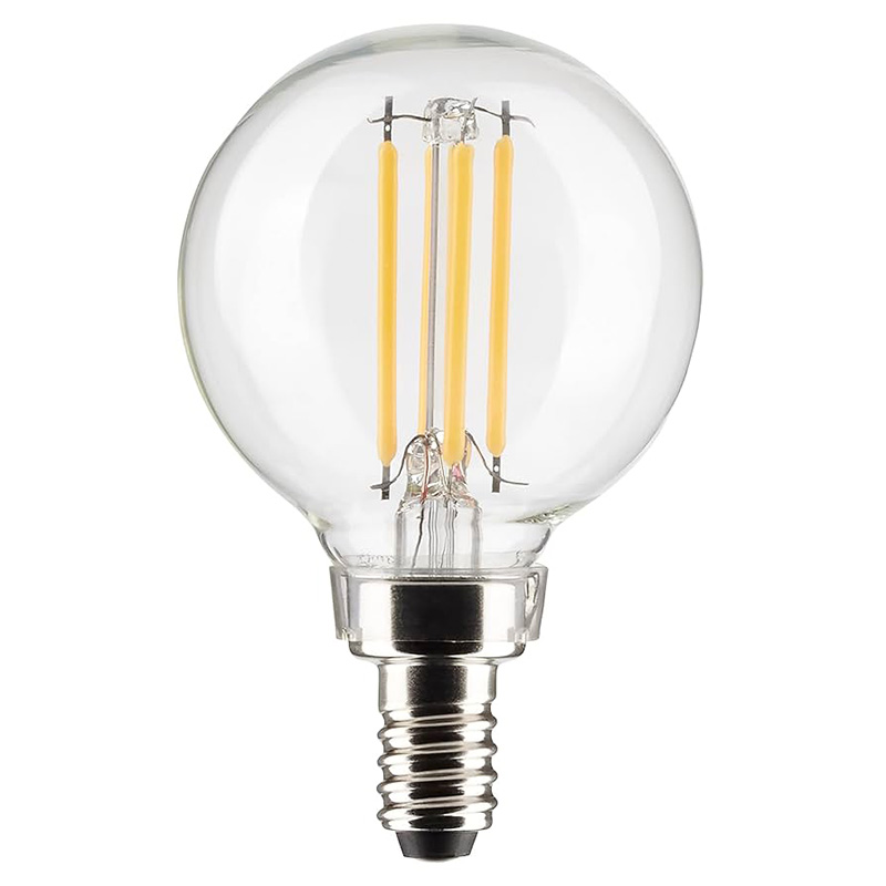 G16.5 Led Bulb Clear Candl Base