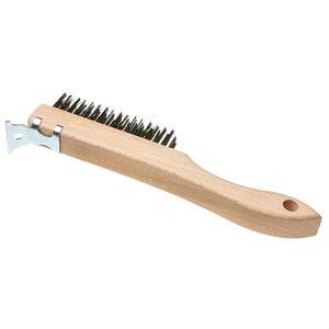 Wire Scratch Brush With Scraper
