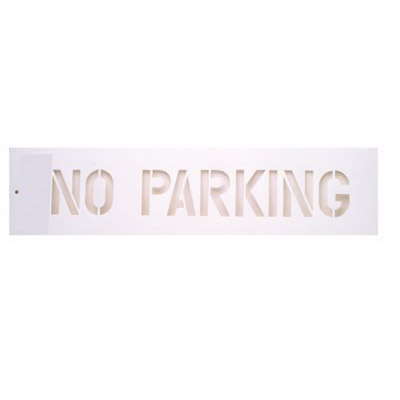 No Parking Stencil