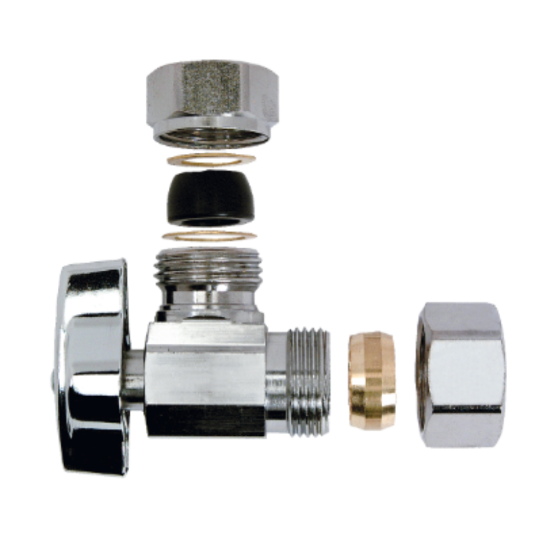 5/8"Comp X 1/2"Ips Angle Stop