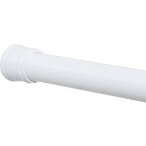 Shower Rod Adj White Tension