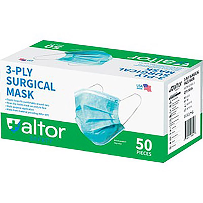 3-Ply Disposable Dust and Face Masks - 50/pack