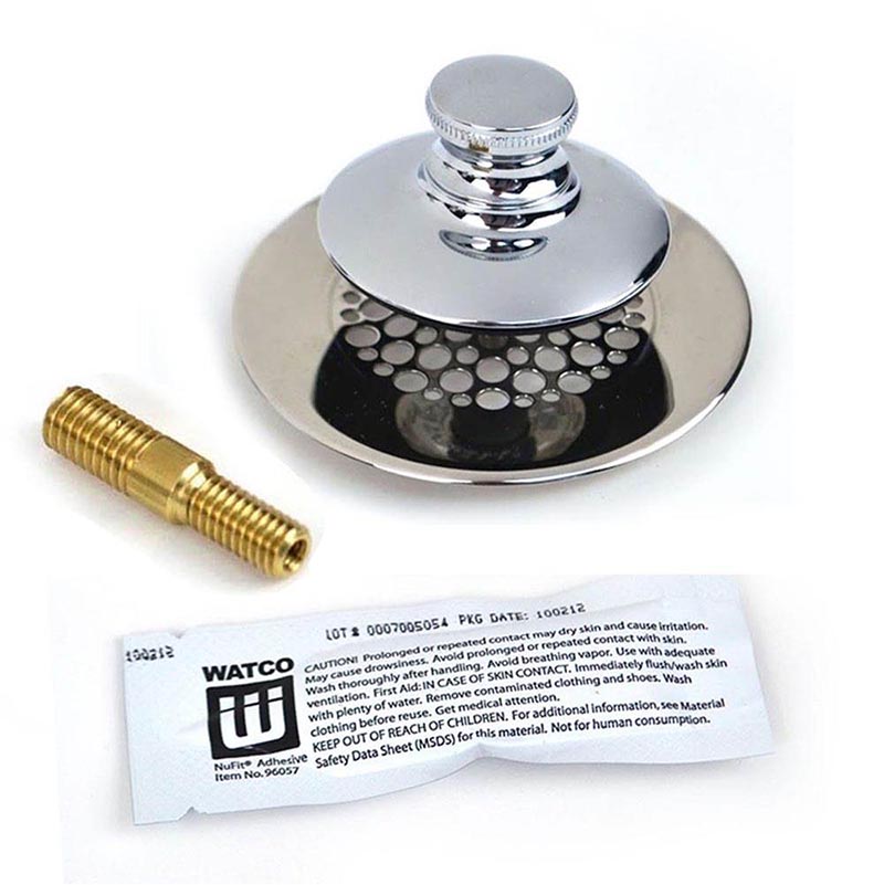 Watco Retrofit Push Pull Closure with Grid - Chrome