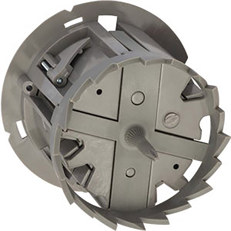 4" Madison Electric Smart Box Shark Tooth PVC Ceiling Box