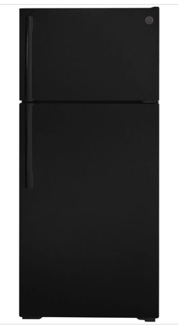 Hotpoint® 15.6 cu. ft. Icemaker Ready Top Freezer Refrigerator - Black