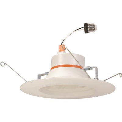 5" and 6" 9W LED Recessed Can Retrofit Trim - White - 4/pack