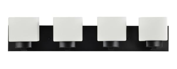 32" Dove Creek 4 Bulb Vanity Fixture - Matte Black