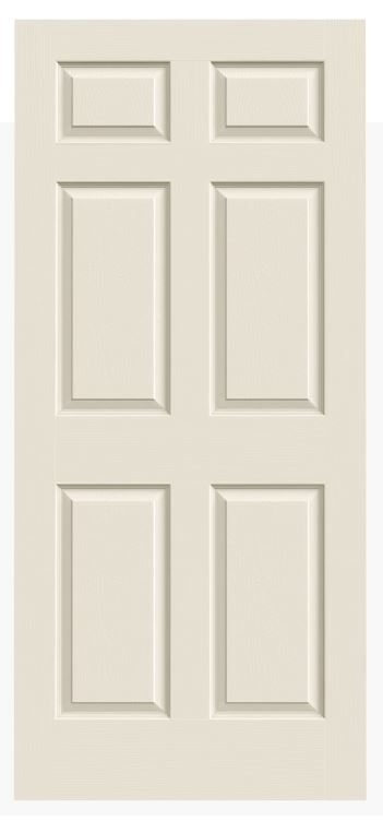 34" x 80" x 1-3/8" HC Primed 6 Panel Interior Door Slab