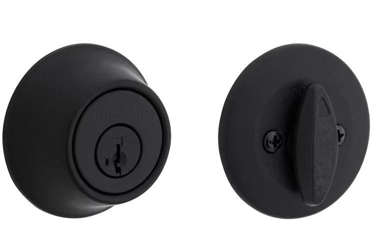 Kwikset 660 SmartKey Single Cylinder Deadbolt - Matte Black