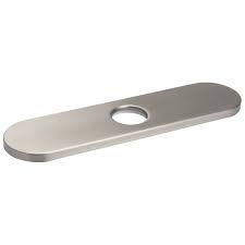 Kitchen Faucet Deck Plate - Satin Stainless Steel