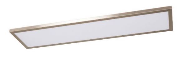 12" x 48" LED 40W Flush Mount Flat Rectangle Panel - Silver