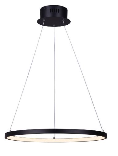 21" Lexi LED 21W Chandelier - Matte Black