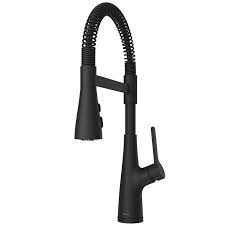 Pfister Single Handle Kitchen Faucet with Pull Down Sprayer - Matte Black