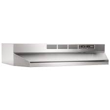 30" Broan Ductless Under Cabinet Range Hood with Light  - Stainless Steel
