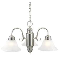 Millbridge 3 Bulb Chandelier - Satin Nickel