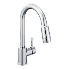 CFG Edgestone Single Handle Kitchen Faucet with Pull Down Sprayer - Chrome