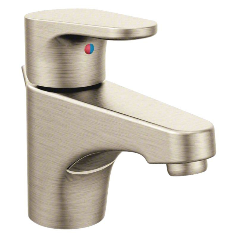 CFG Edgestone Single Handle Bathroom Faucet - Satin Nickel - With Pop-Up