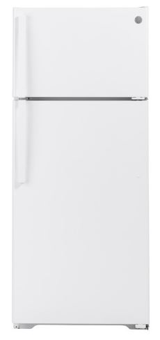 GE® 17.5 cu. ft. Icemaker Ready Top Freezer Refrigerator - White