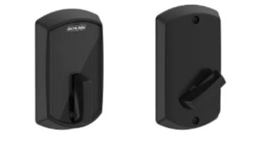 Schlage BE467 Greenwich Smart Deadbolt - Matte Black