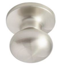 Better Home Noe Valley Passage Knob - Satin Nickel