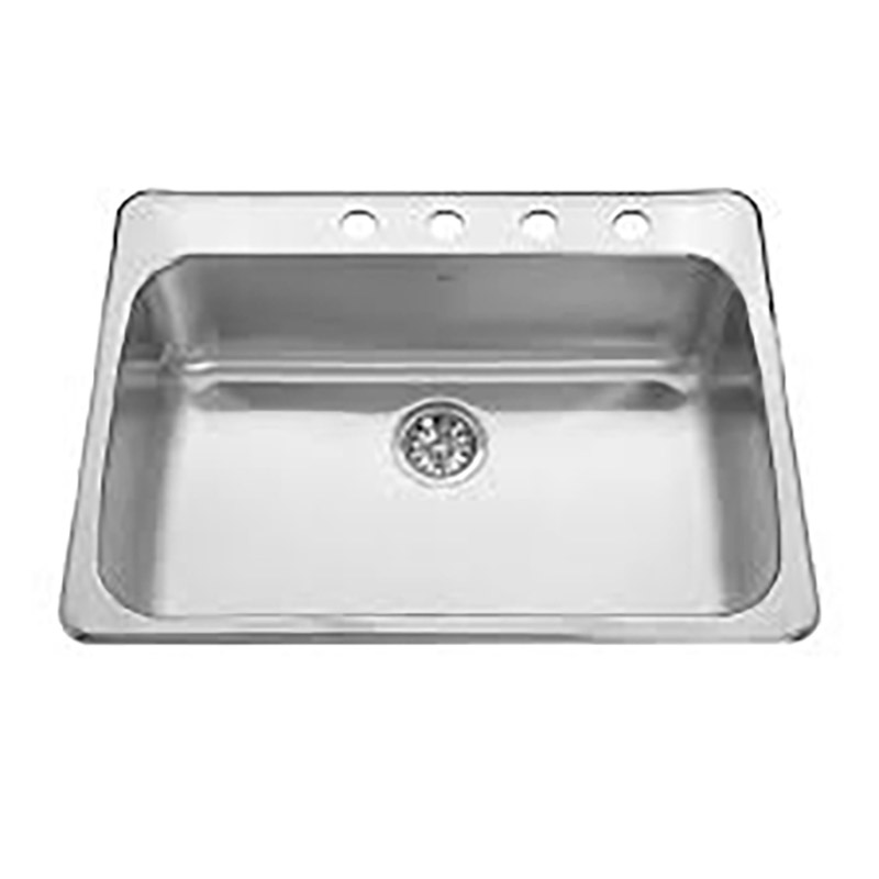 Kitchen Sink - 33-3/8" x 22" x 8" - Stainless Steel - Single Bowl