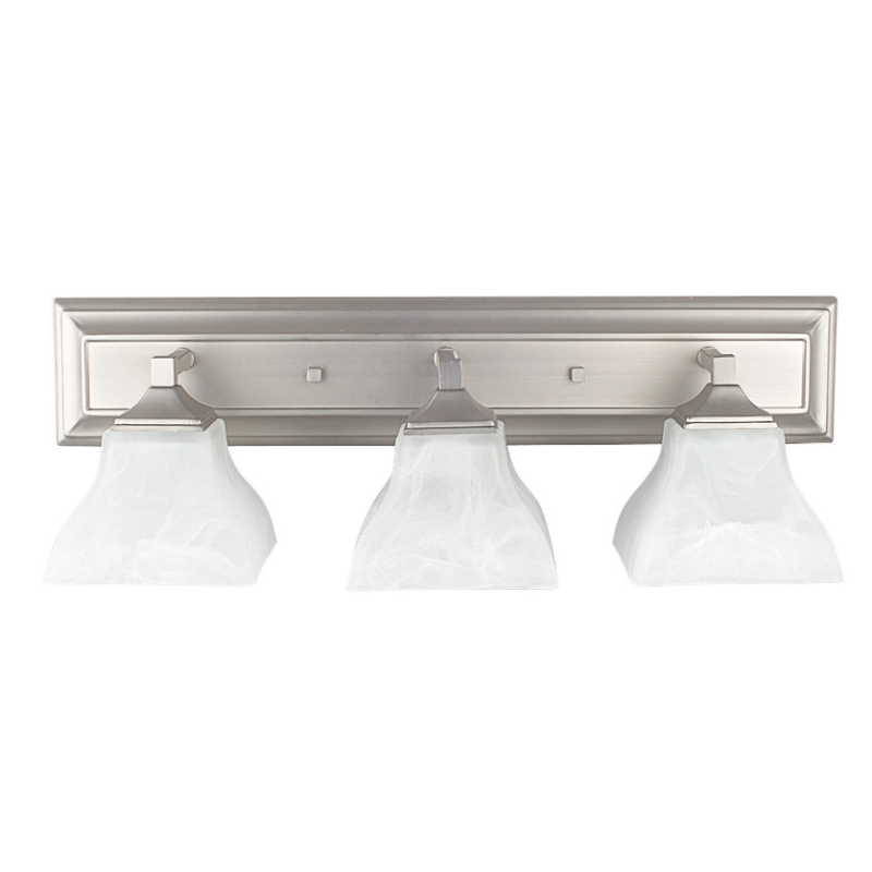 24" 3 Bulb Vanity Fixture - Satin Nickel