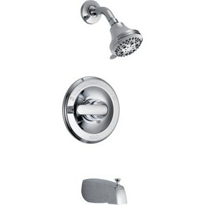 Delta Monitor Single Handle Tub & Shower Faucet - Chrome