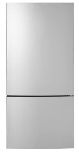 GE® 17.5 cu. ft.  Counter Depth Bottom Freezer Refrigerator  - Stainless Steel