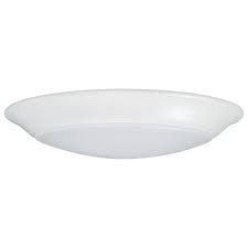 7" LED 12W Disk Fixture - White - 6/pack