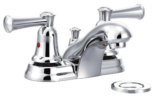 CFG Capstone Two Handle Bathroom Faucet - Chrome - With Pop-Up