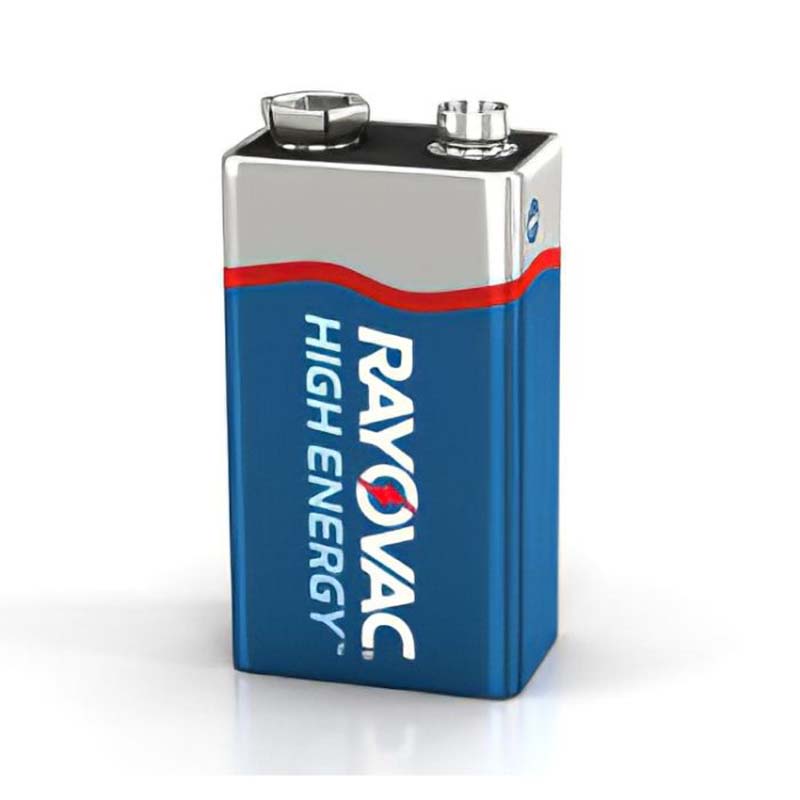 9 Volt Rayovac Alkaline Batteries - 8/pack