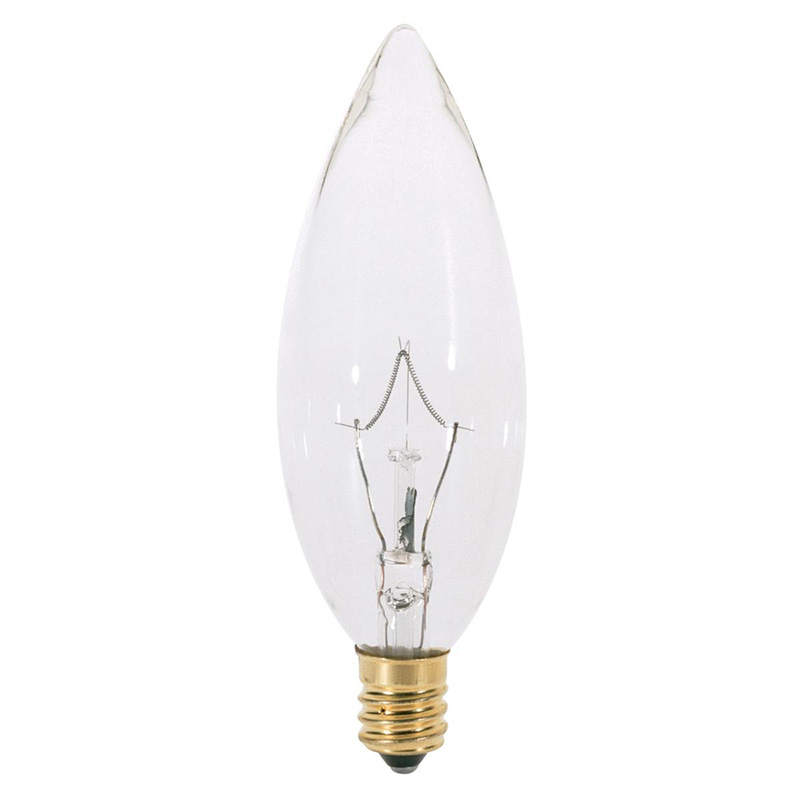 25W BA9.5 Incandescent Clear Torpedo Bulb