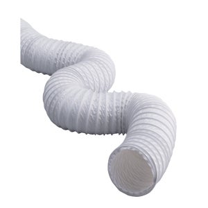 4" x 50' Flexible White Vinyl Dryer Vent Hose