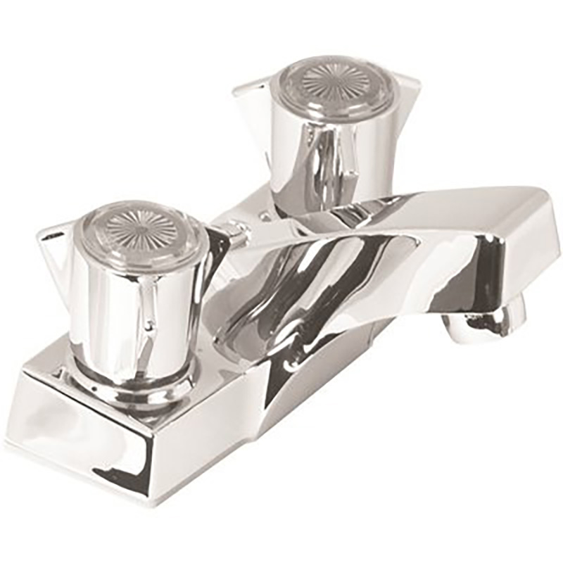 Sayco Two Handle Bathroom Faucet - Chrome - Without Pop-Up