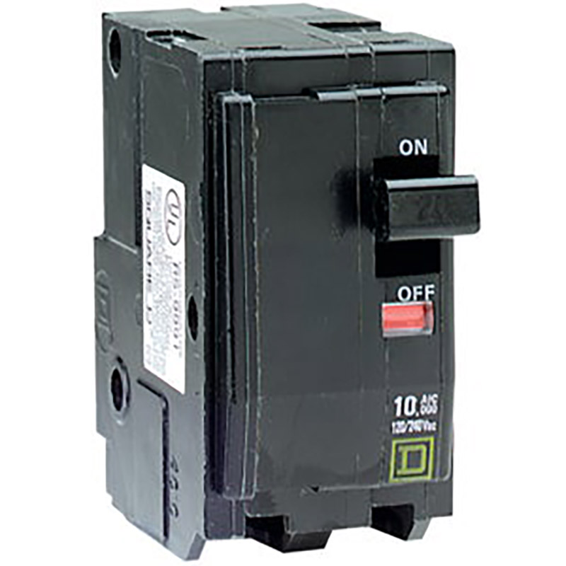 50 Amp Square D QO Breaker - Double Pole - 2" Wide