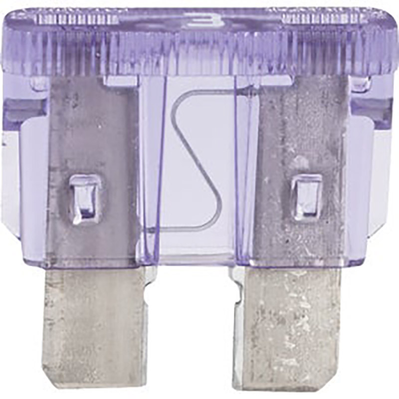 3 Amp Fast Acting Blade Fuse - 5/pack