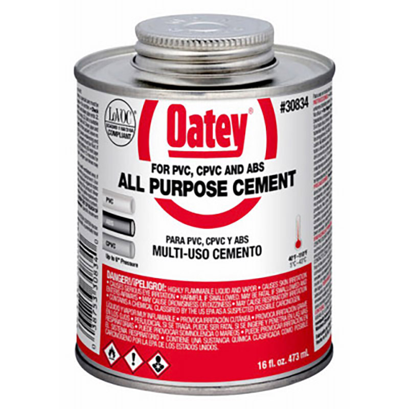 All Purpose PVC & CPVC Cement - 16oz