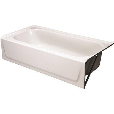 30" Porcelain Bathtub - Right Drain - White