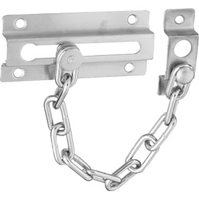Door Chain Guard Lock - Satin Chrome